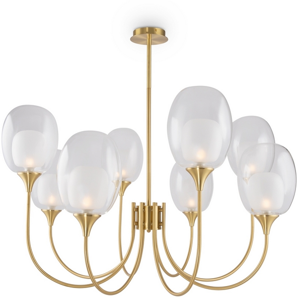 Люстра потолочная на штанге Maytoni Aura MOD016PL-08BS-25097