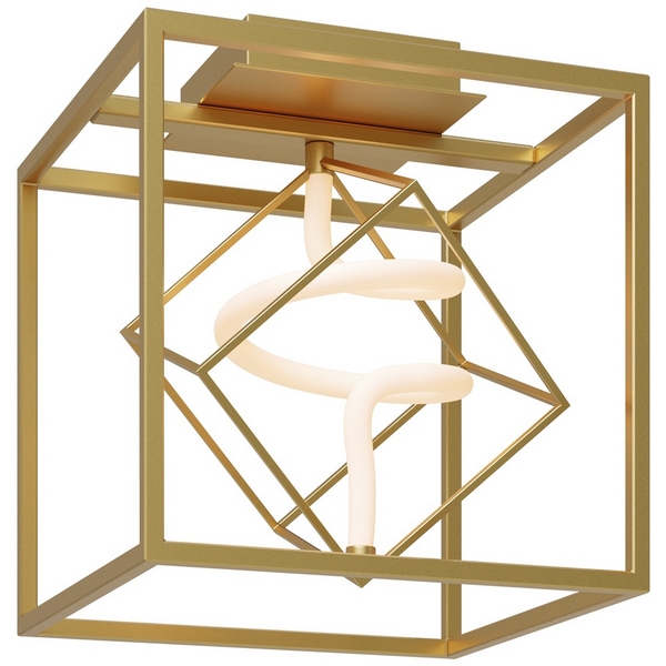 Потолочный светодиодный светильник Maytoni Membrane MOD345CL-L9BS3K-13635 форма куба