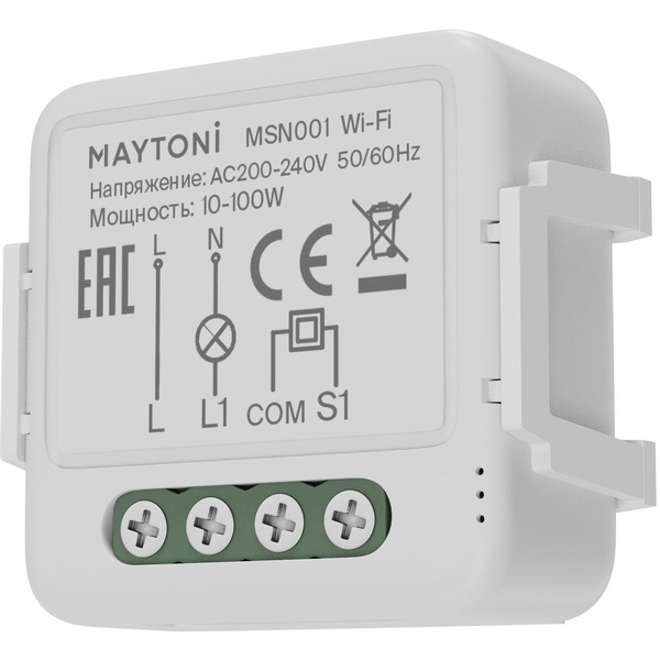 Wi-Fi выключатель одноканальный (без нуля) Maytoni Wi-Fi Модуль MSN001-78207