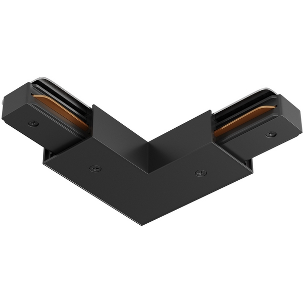 Угловой коннектор питания с вводом питания Unity (однофазный) черный Maytoni Accessories for tracks Unity TRA001CLB-11B-39487