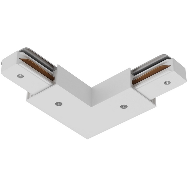 Угловой коннектор питания с вводом питания Unity (однофазный) белый Maytoni Accessories for tracks Unity TRA001CLB-11W-39487