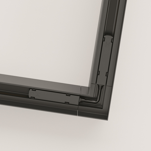 Угловой коннектор S35 накладной черный (магнитный) Maytoni Technical TRA004CL-21B-34213