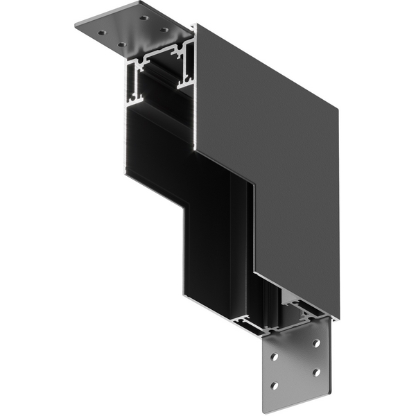 Угловой коннектор внутренний S35 накладной черный (магнитный) Maytoni Technical TRA004ICL-21B-38644