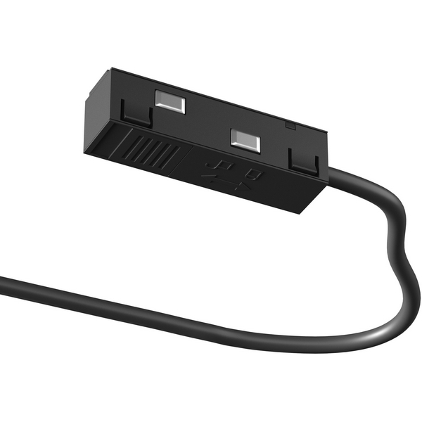 Ввод питания бчерный (магнитный) Maytoni Accessories for tracks Exility TRA034B-42B-1-36124