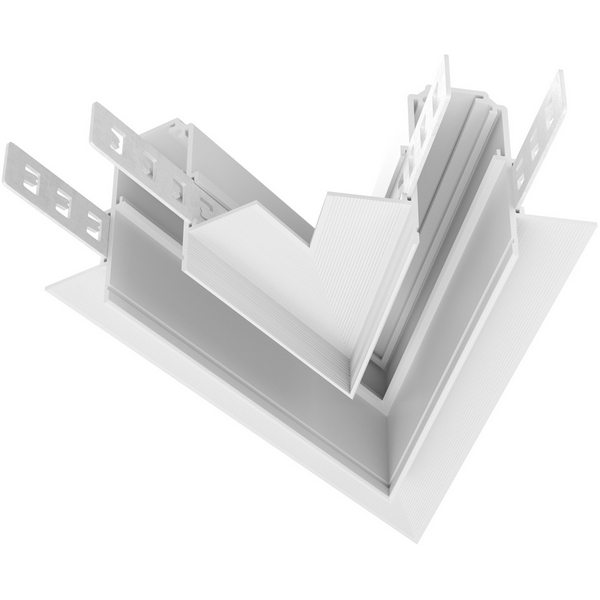 Угол-соединитель 45° Exility встраиваемый под ГКЛ 12,5мм, белый Maytoni Accessories for tracks Exility TRA034CLS-42.12W-49250