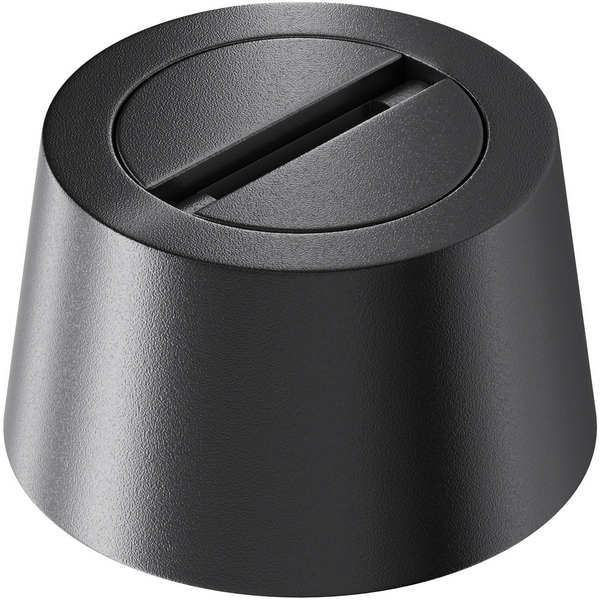 Чаша накладная для двойного вывода ленты черная Maytoni Accessories for system Parity TRA130CRDuo-B-16170