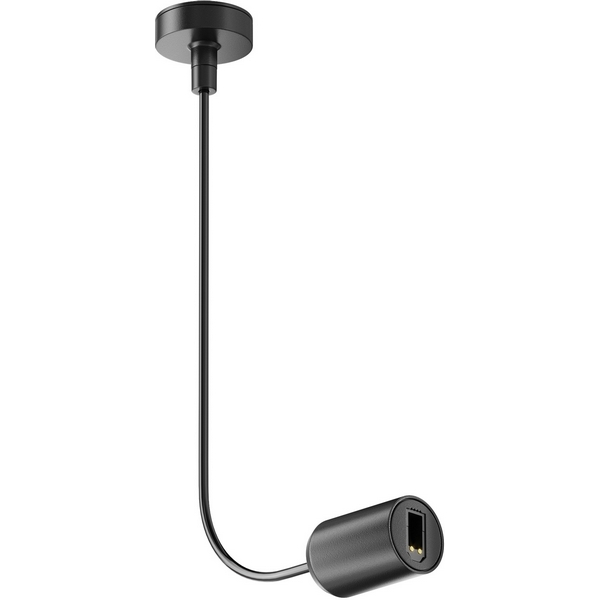 Ввод питания боковой Flarity черный Maytoni Accessories for tracks Flarity TRA154C-SB1-B-51416