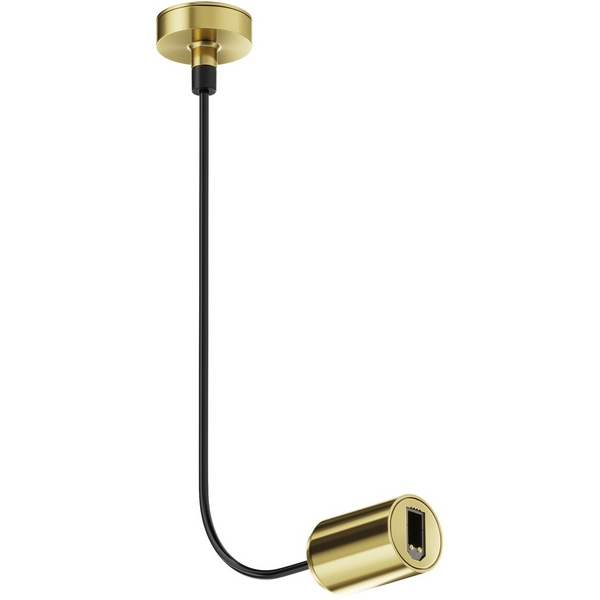 Ввод питания боковой Flarity латунь Maytoni Accessories for tracks Flarity TRA154C-SB1-BS-73876