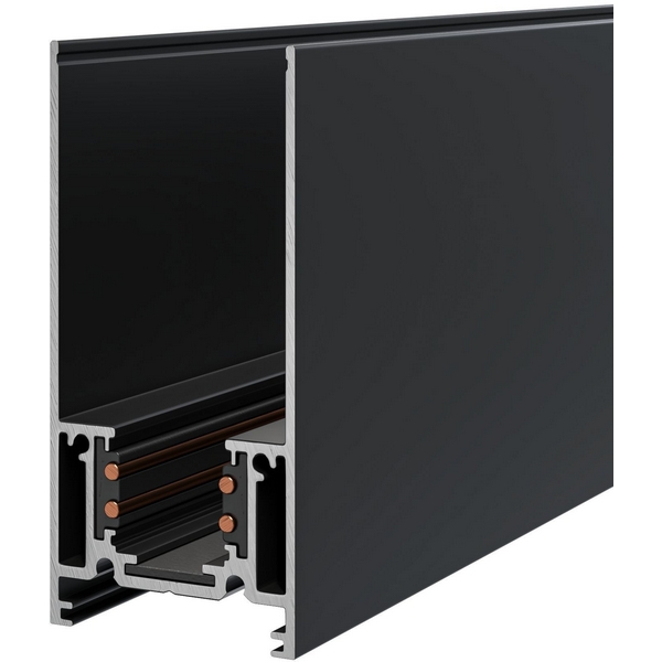 Шинопровод 48V 1м S35 накладной/подвесной черный (магнитный) Maytoni Technical TRX004-211B-28828