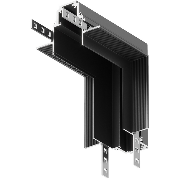 Угловой коннектор внутренний Gravity встраиваемый черный (магнитный) Maytoni Technical TRX010ICL-22B-89448