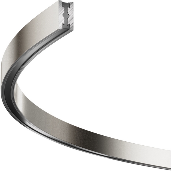 Шинопровод полукруг 800 мм платина Maytoni Busbar trunkings Flarity TRX154-SR-D800-PT-96198