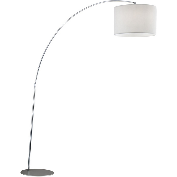 Изогнутый торшер для чтения с выключателем Maytoni Nevada Z329-FL-01-CH-18430