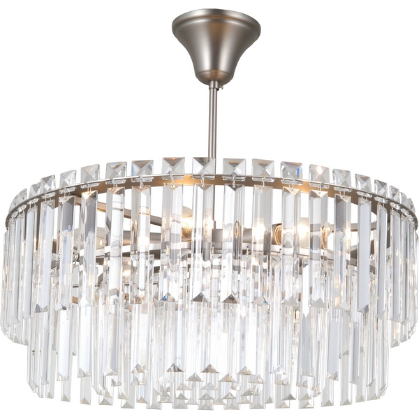 Потолочная люстра хрустальная на штанге Moderli Crystal V10737-6P-78274