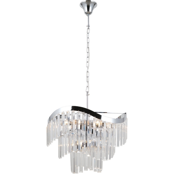 Подвесная люстра хрустальная Moderli Wave V10773-8P-83139