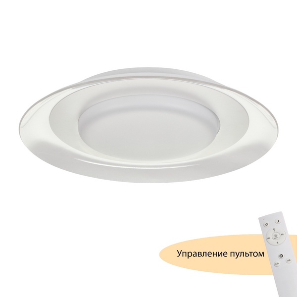 Потолочный светодиодный светильник с пультом MyFar Naiad MR9060-CL-40362
