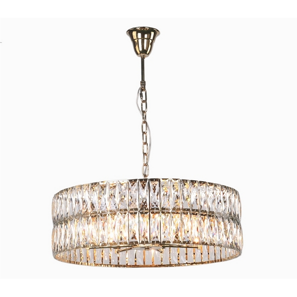 Подвесная люстра хрустальная Newport 10120 10125+3/C gold new-93886