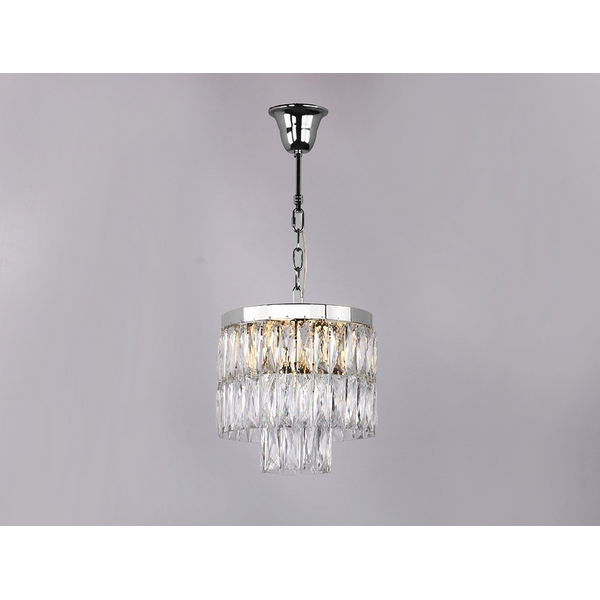 Подвесная каскадная люстра хрустальная Newport 10120 10125/C-12224