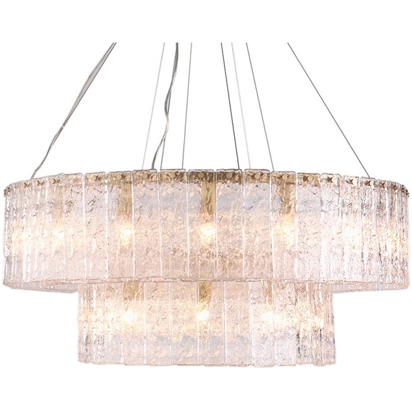 Подвесная каскадная люстра 10826+18/S Newport 10820 brass