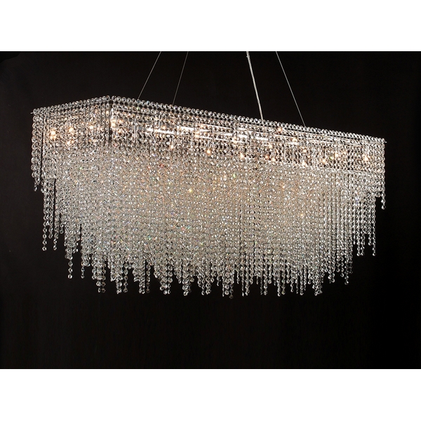 Подвесная люстра хрустальная Newport 10900 10932/C-12224