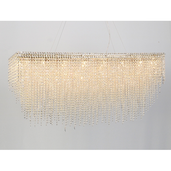 Подвесная люстра хрустальная Newport 10900 10932/C gold-72243