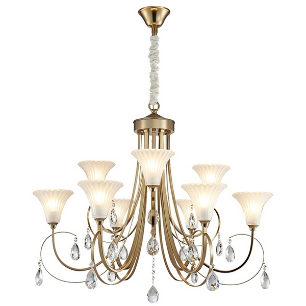 Подвесная люстра Newport 4820 4829/C с подвесками