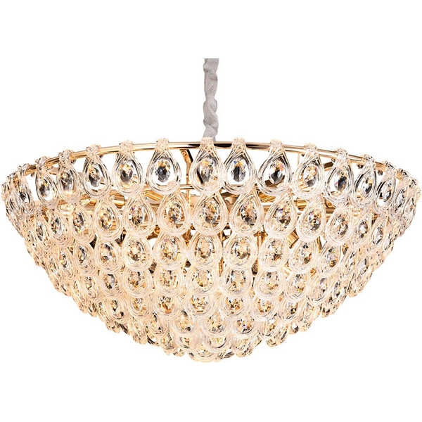 Подвесная люстра хрустальная Newport 5250 5259+14/C gold-69406