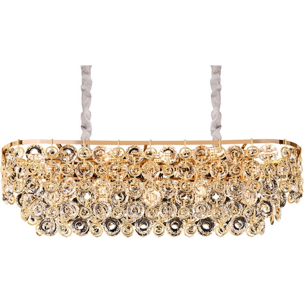 Подвесная люстра хрустальная Newport 5260 5265+10/S gold-69406