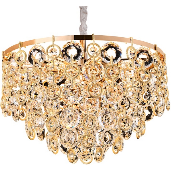 Подвесная люстра хрустальная Newport 5260 5265+6/C gold-39900