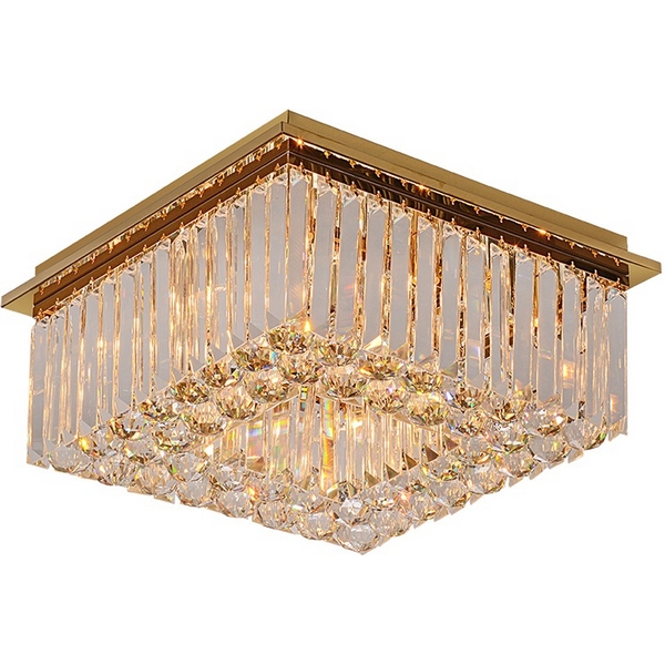 Хрустальный потолочный светильник Newport 8400 8401/80 PL gold-00993