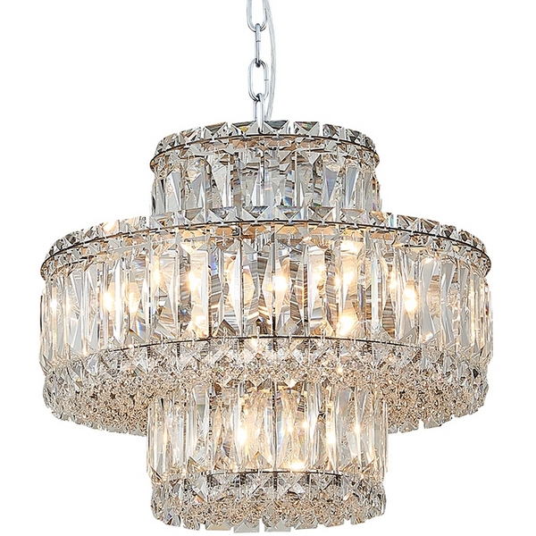 Подвесная люстра хрустальная 8458+3/C chrome-40232 Newport 8450