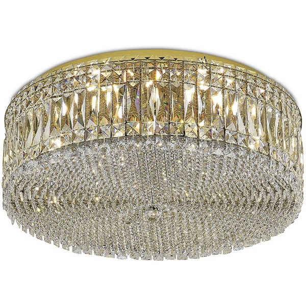 Потолочная люстра хрустальная Newport 8450 8459/PL gold-90359