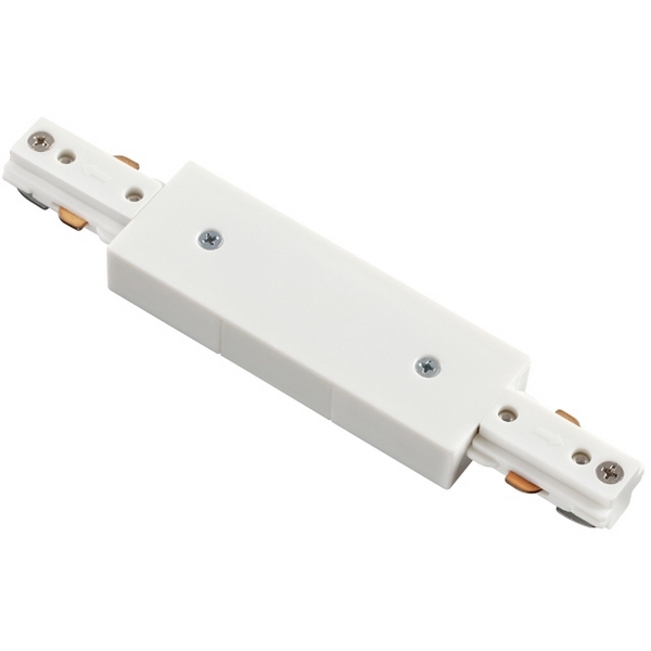 Соединитель с токопроводом для однофазного трехжильного шинопровода IP20 220V NT18 белый Novotech 135004-47968