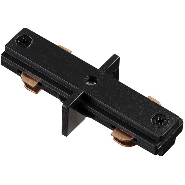 Соединитель внутренний с токопроводом для однофазного трехжильного шинопровода IP20 NT18 черный Novotech 135007-47968