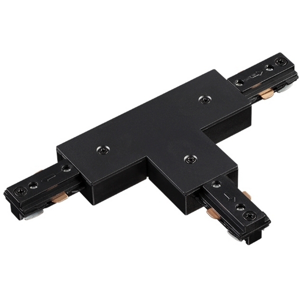 Соединитель с токопроводом T-образный для однофазного трехжильного шинопровода NT18 черный Novotech 135011-79401