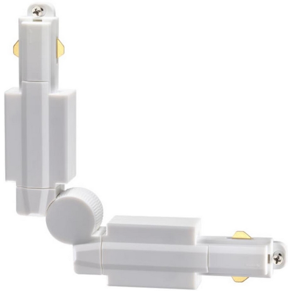 Гибкий соединитель с токопроводом для однофазного трехжильного шинопровода IP20 220V NT19 белый Novotech 135020-47968