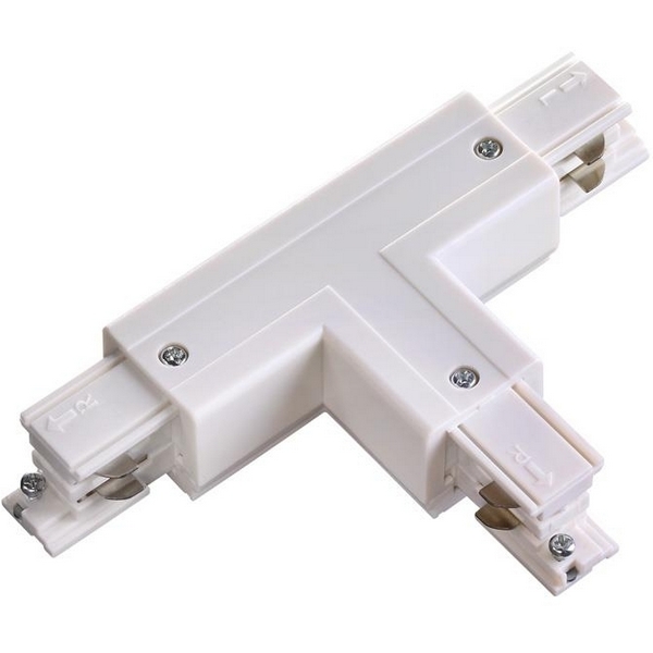 Соединитель T левый внутренний с токопроводом для трехфазного шинопровода 135060-15202 Novotech 135060