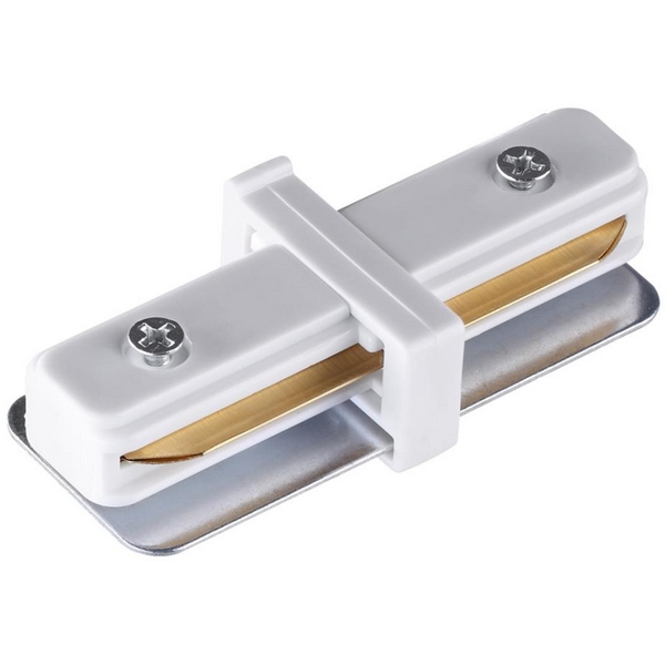 Внутренний соединитель с токопроводом для однофазного двухжильного шинопровода IP20 220V NT22 белый Novotech 135139-95124