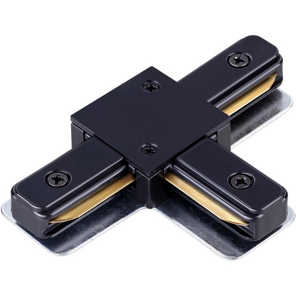 Соединитель с токопроводом для однофазного двухжильного шинопровода IP20 220V NT22 черный Novotech 135144