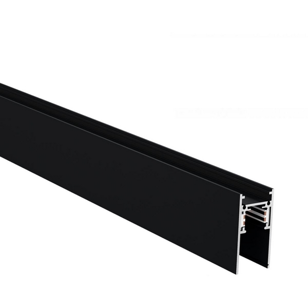 Низковольтный шинопровод накладной 1м черный 48V Novotech Flum 135154-95134