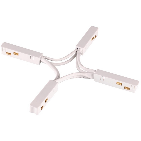 Гибкий токопроводящий соединитель для низковольтного шинопровода "X-образный" Novotech IP20 48V SHINO FLUM 135177-84262