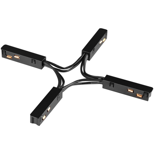 Гибкий токопроводящий соединитель для низковольтного шинопровода "X-образный" Novotech IP20 48V SHINO FLUM 135178-84262