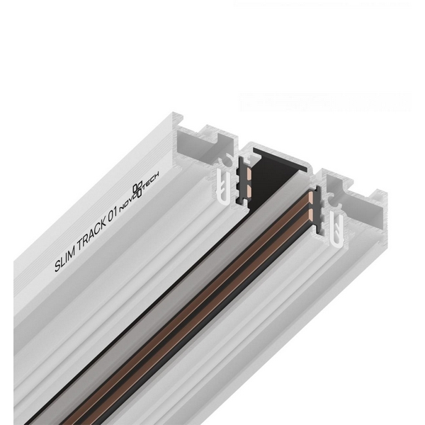 Шинопровод (низкий) для монтажа в натяжной потолок 2м 48V Novotech Flum 135179-30261