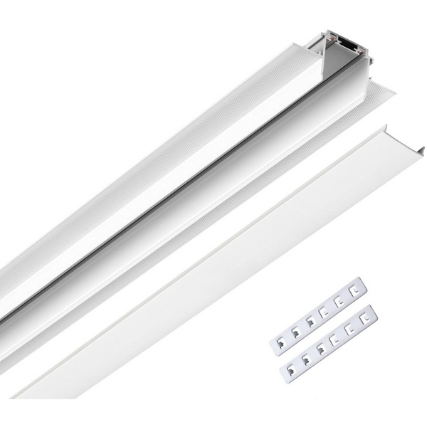 Низковольтный шинопровод для встраиваемого монтажа в ГКЛ 2м Novotech Smal 135200-45894 SHINO IP20 48V