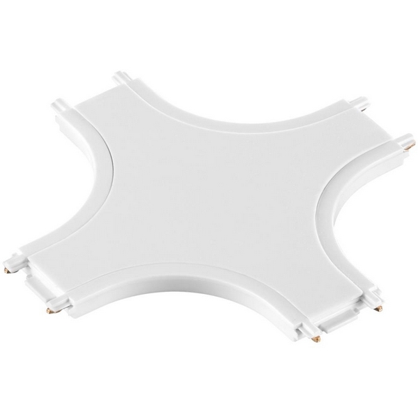 Соединитель с токопроводом "X" для низковольтного шинопровода Novotech Smal 135212-20669 SHINO IP20 48V