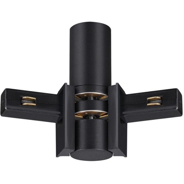 Соединитель с токопроводом гибкий угловой "L" Novotech Flum 135249-48958 черный 48V