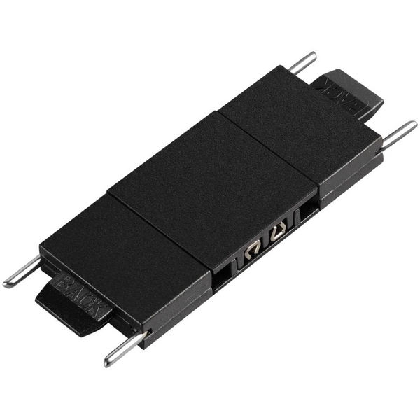 Соединитель с токопроводом прямой для низковольтного шинопровода Novotech Easy 135268-48958 черный