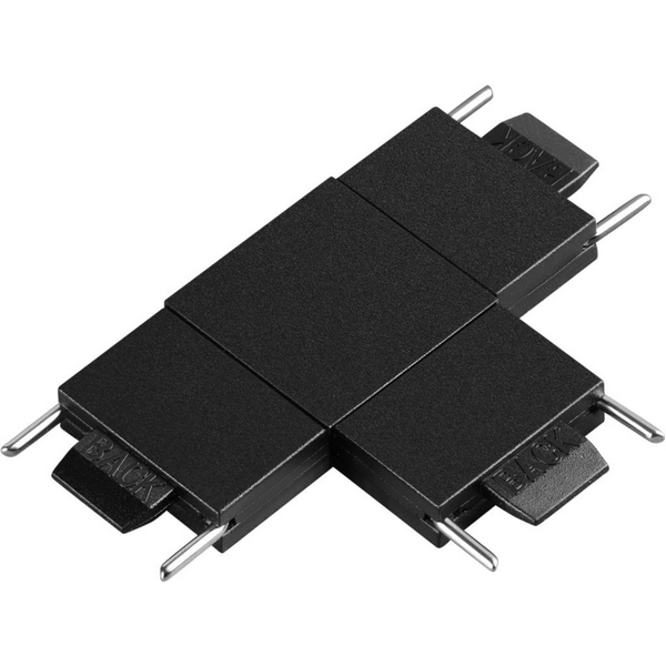 Соединитель с токопроводом "T" для низковольтного шинопровода Novotech Easy 135269-90989 черный