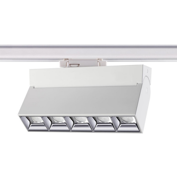 Трековый светильник трехфазный светодиодный 220V IP33 Novotech Eos 358667-62519