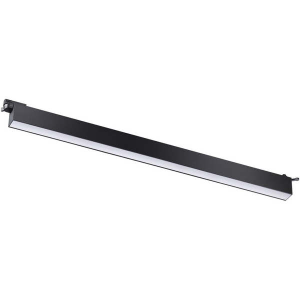 Cветильник светодиодный трековый однофазный трехжильный IP20 4000K 40W 220V NT22 074 черный Novotech Iter 358829-62519