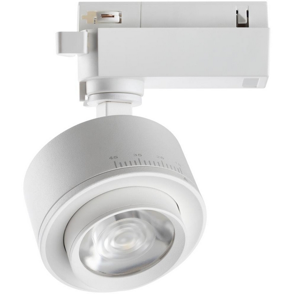 Cветильник светодиодный трековый однофазный трехжильный IP20 4000К 15W 220V NT22 082 белый Novotech Eddy 358943-46124